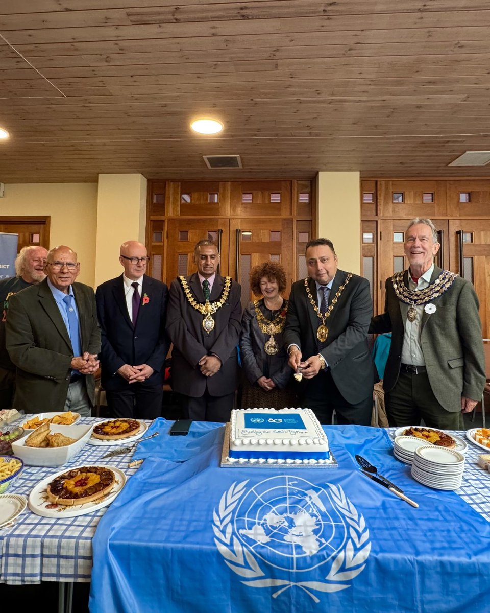 A pleasure to attend the 80th anniversary celebrations for the United Nations, with a keen focus on peace, connection, and international understanding.

Thank you to the Warwick District United Nations Association (UNA) for inviting me.