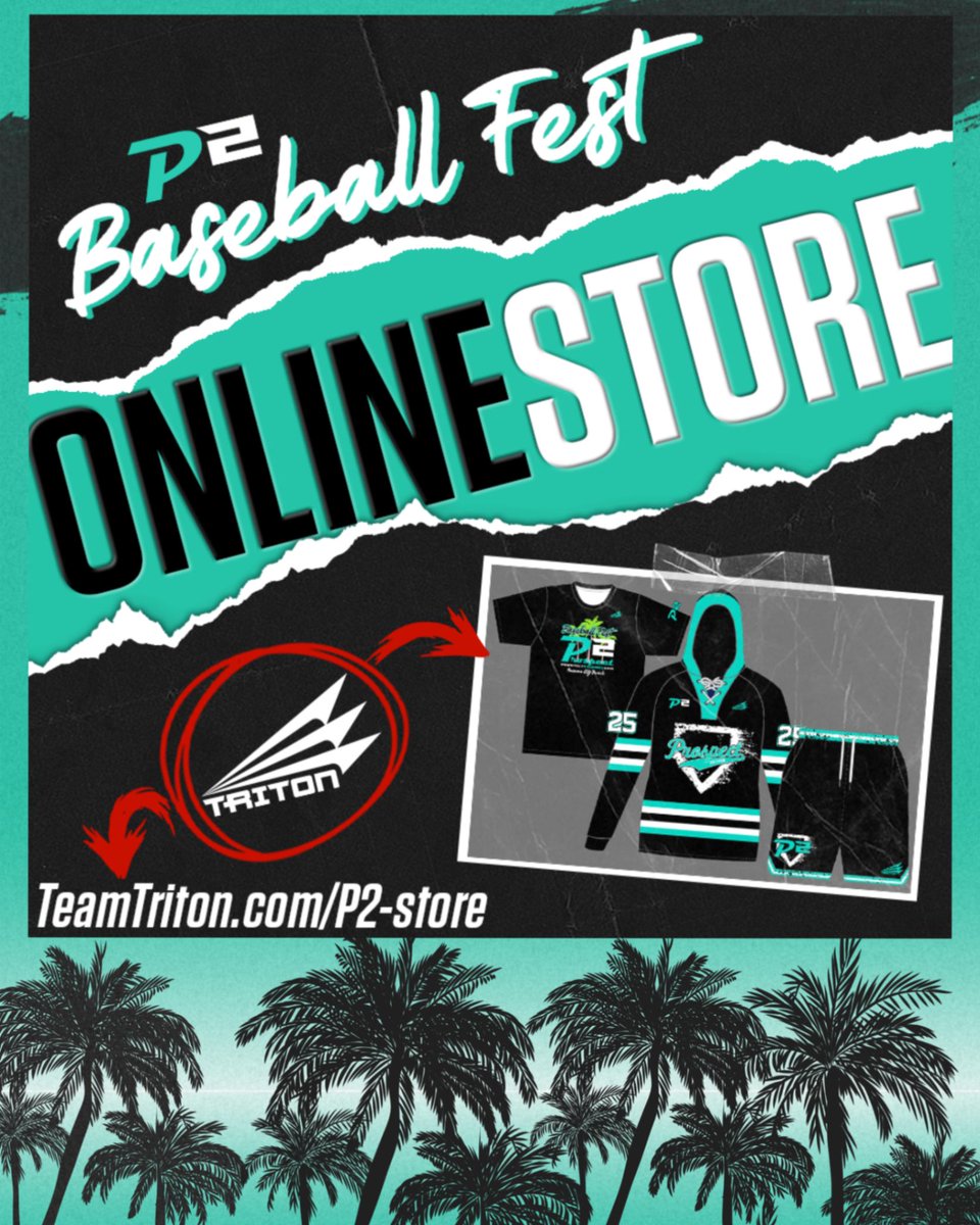 _YBNetwork's tweet image. 🚨2025 Prospect Squared Team Store Is Live🚨

🔗teamtriton.com/p2-store.html

#P2Family