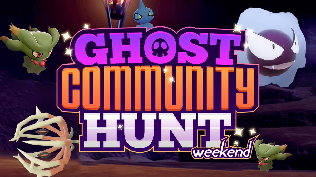 🚨 If you are a Shiny Hunter, we need help! 🚨

This weekend (Oct 31st-Nov 2nd) my community is trying to catch EVERY Shiny Ghost pokemon! 

✨ Tag me when you catch a Shiny Ghost pokemon so we can mark it off the list!! ✨