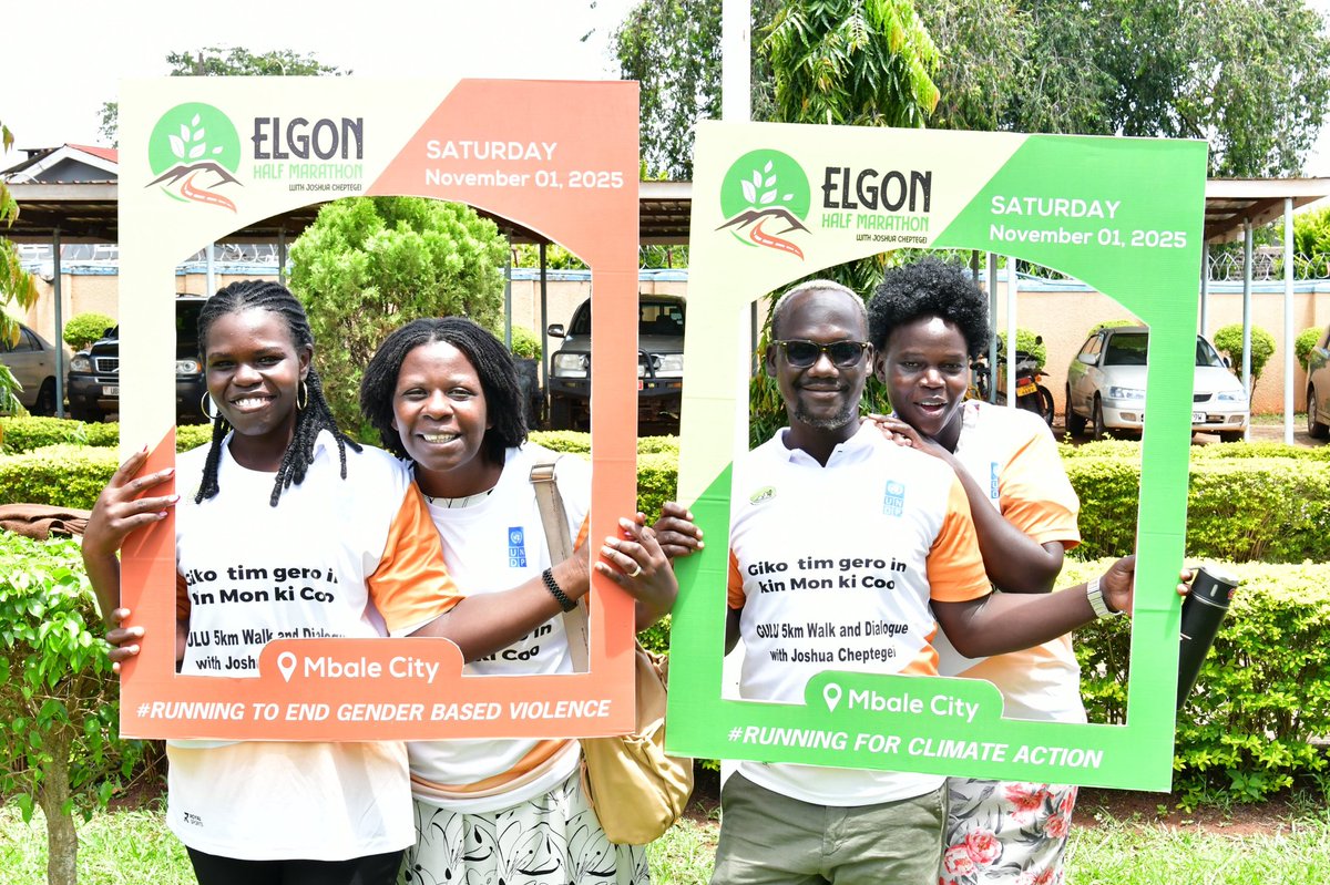 Elgonmarathon's tweet photo. Tomorrow we are in 📍Gulu City for the Walk &amp; Dialogue —  in partnership with Gulu City Local Government @GlobalSpotlight, @EUinUG &amp; @NLinUganda.

 Together, we’re taking steps to end GBV, support girls’ education, empower youth and promote climate action. https://t.co/BzlO04rJ7G