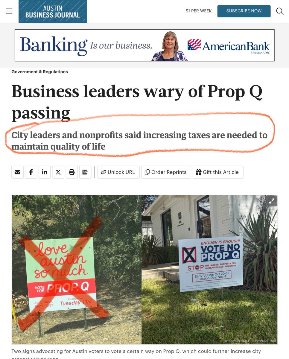Make no mistake, “city leaders and nonprofits” need Prop Q to pass to maintain *their* quality of life (think bigger expense accounts for Council reps and $300k salaries for grifting nonprofit execs).  Vote NO to the Prop Q tax shakedown!