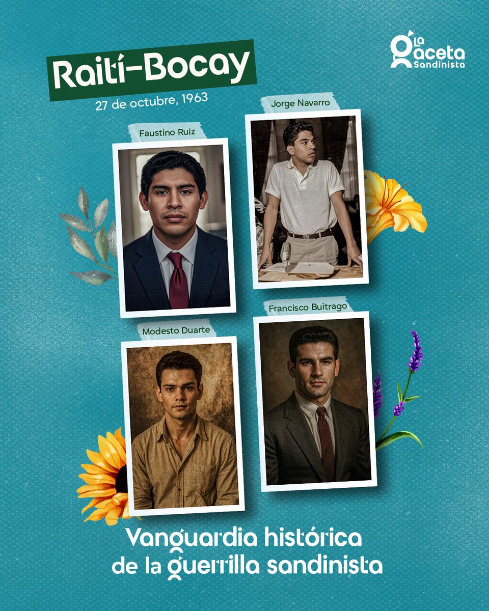 Hoy hace 62 años, en las montañas del norte, nació la primera guerrilla sandinista. Raití–Bocay encendió la chispa de la libertad y marcó el inicio del camino hacia la victoria popular.
" Honor eterno a los héroes de Raití–Bocay "
#4619SiempreMásAllá.