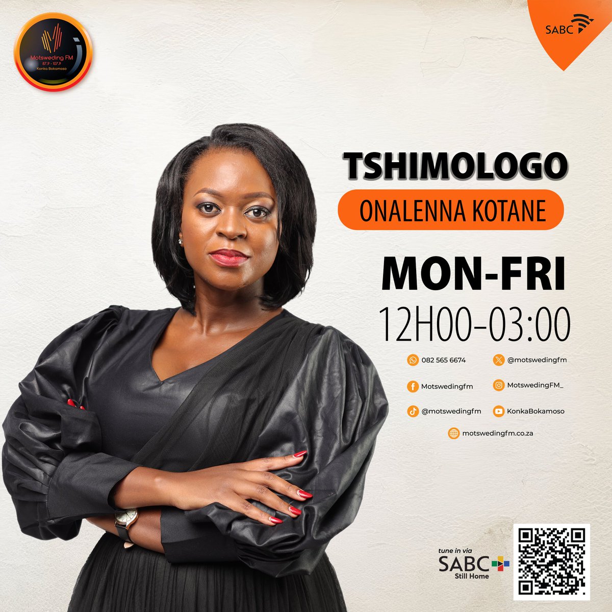 motswedingfm's tweet photo. #Tshimologo le Onalenna Kotane

☎️: 073 811 6659

🖥️: https://t.co/bpXxNNGEmG

SABC +: https://t.co/m3YZ9Vske3

#MotswedingFM https://t.co/sUvepWYuHU