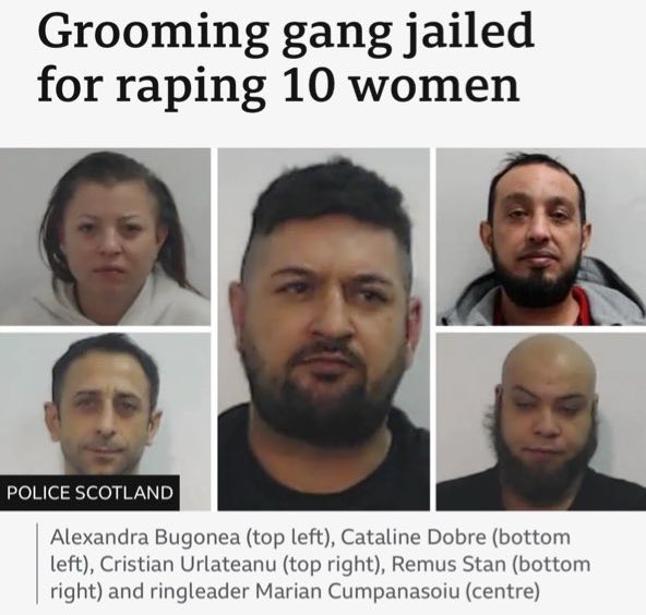The 12 yo Scottish Girl that went viral protecting her 10yo Sister lives in the same Town that this Gang were just jailed.  There will be more.

Now you know.