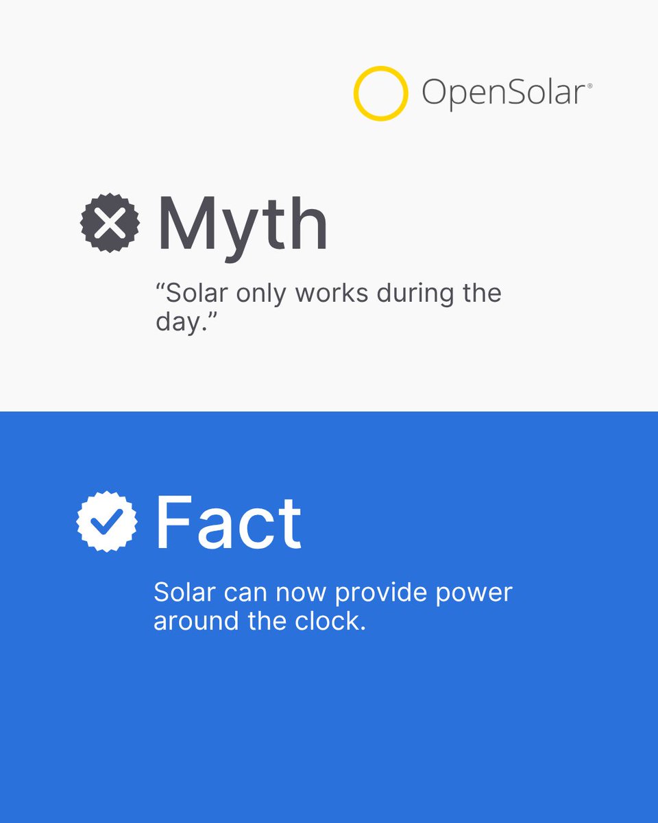 This summer, OpenSolar intern Ollie discovered that while solar technology has advanced faster than ever, the way it’s taught in schools hasn’t caught up and many students are still learning outdated myths.

 💡 Read Ollie’s blog: bit.ly/478Ds9a