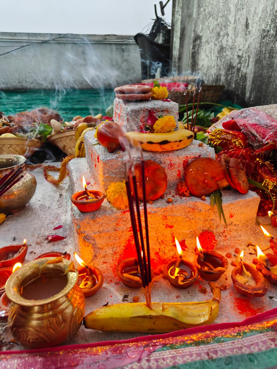 imsnehalsingh's tweet image. जय छठी मैया 🪔☀️