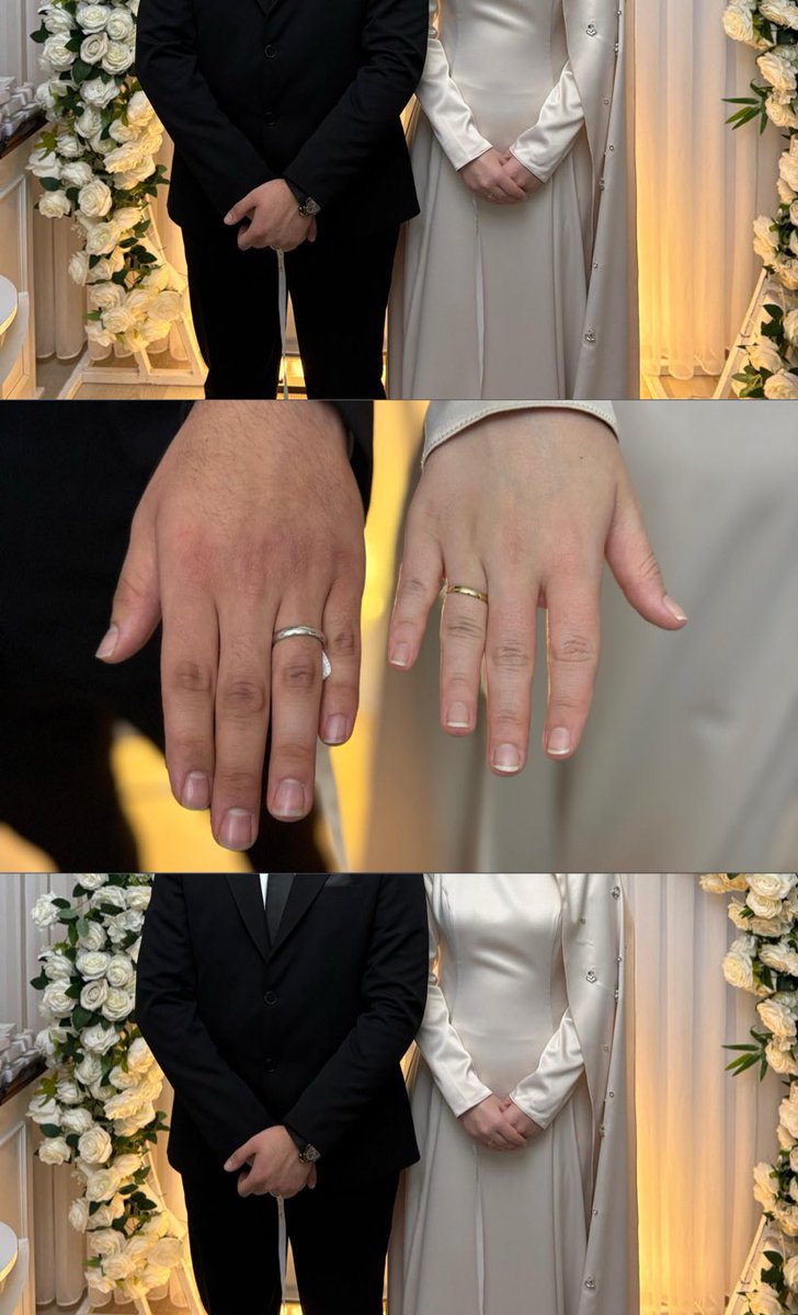 Beyfendiyle nişanlandık🤲