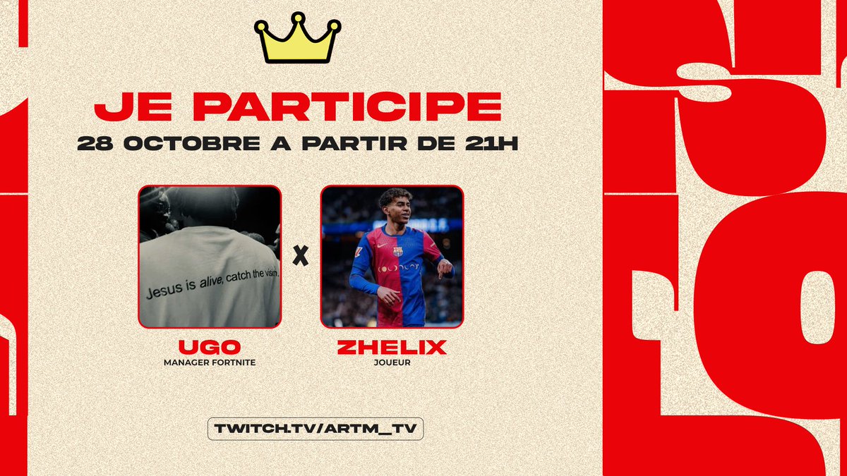 UgoComm's tweet image. CARRY TON STAFF W/@ZhelixFN 🐐
TIME TO WIN 😈

Merci à @ArtM_Officiel pour l’invitation ❤️