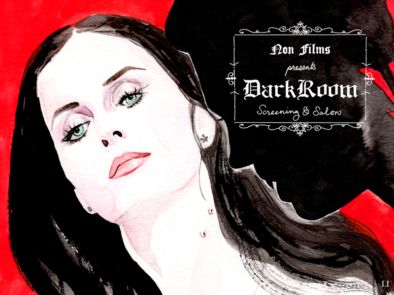 Our free screening series "<a href="/NonFilms/">𝖓𝖔𝖓 𝖋𝖎𝖑𝖒𝖘</a> presents 𝐃𝐚𝐫𝐤𝐑𝐨𝐨𝐦" returns to Brooklyn on Oct 28 at 9pm! Join us on Tues at Freddy's bar for short films and a magic lantern performance! I'll have prints, stickers, and merch for sale, plus free zines featuring my watercolor art 🩸