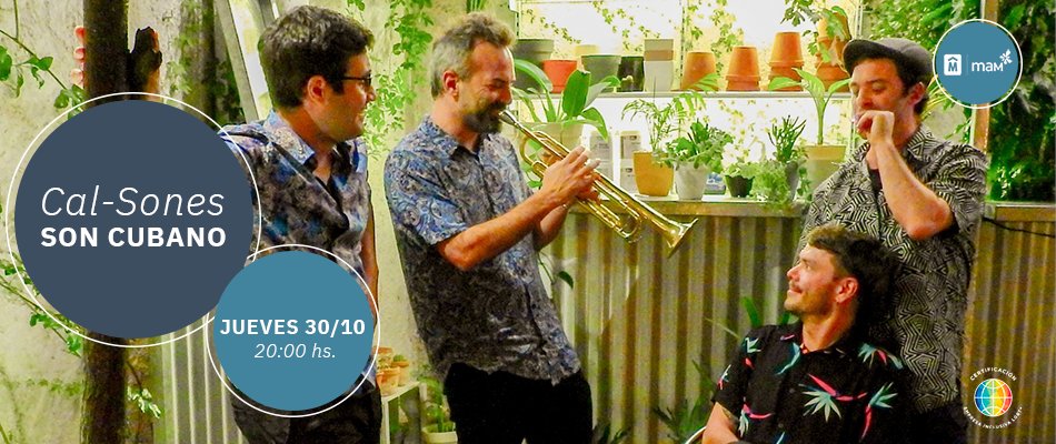 Cerramos octubre a pura fiesta y baile junto a Cal-Sones en vivo desde nuestro escenario de plaza de comidas.

📅 Jueves 30 de octubre.
⏰ 20.00 hs.
📍 Escenario Plaza de Comidas.

Entrada libre. ¡No te lo pierdas!

<a href="/montevideoIM/">Intendencia de MVD</a>