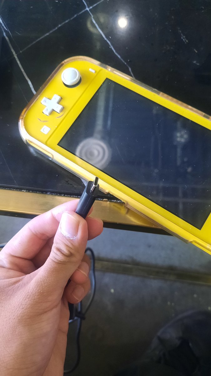 cottagecorepal's tweet photo. @NlCOLAS9 Just plug it in to the port like this. https://t.co/zkarfzLM8i
