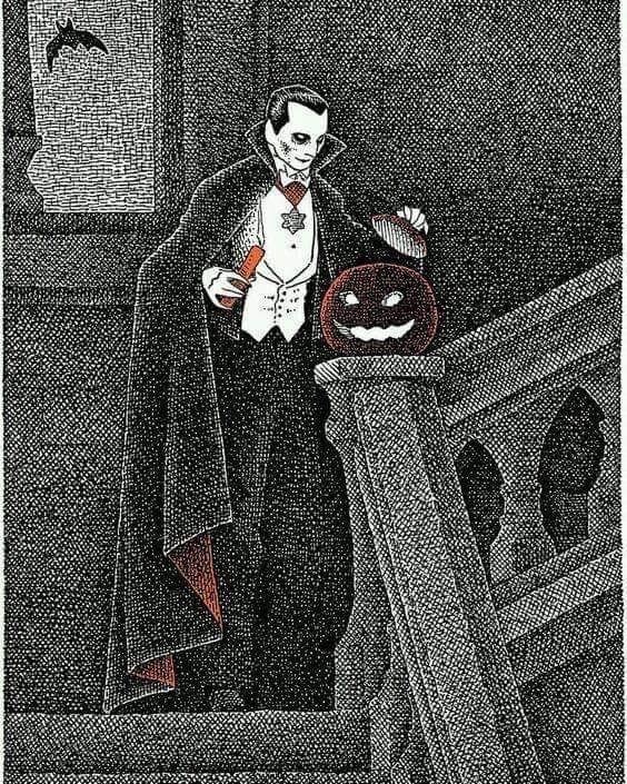 NosCalanGaeaf's tweet image. Dracula is ready for Halloween! 🎃🧛‍♂️