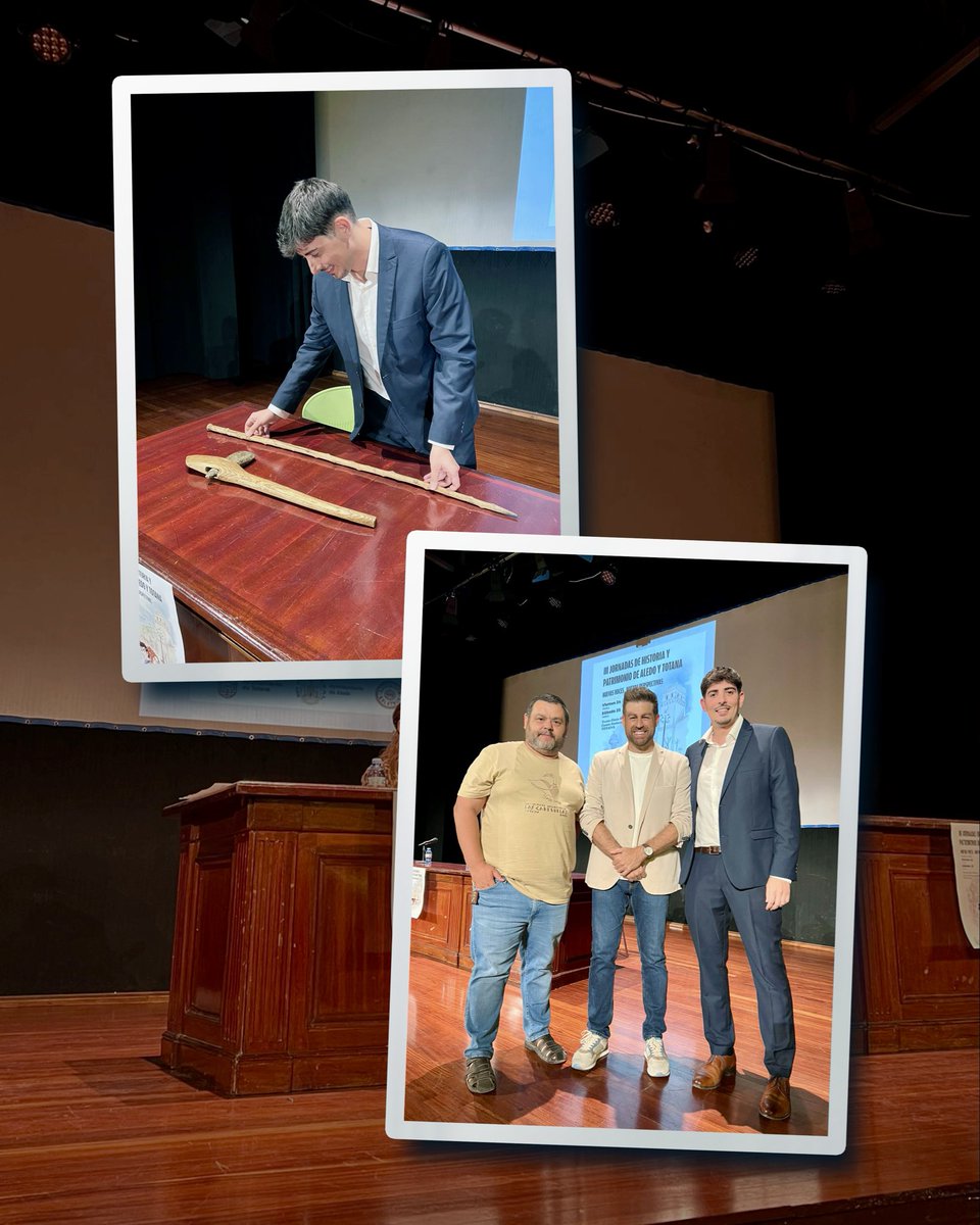 Ha sido un fin de semana maravilloso, lleno de actividades, pero en #Totana viví algo muy especial... No solo fui a hablar de Prehistoria, sino también de mi bisabuelo, #JuanCuadrado, pionero de la arqueología del sureste. La acogida fue maravillosa y estoy seguro de que de esta