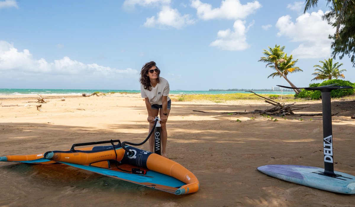 sessionsports's tweet image. Set up made easy 🌴 The WMFG Electric Pump takes the work out of your session, so you can save your energy for what really matters — riding. ⚡️
Available now at @SessionSports
 💨 #KiteLife #WMFG #WingFoil #SessionSports