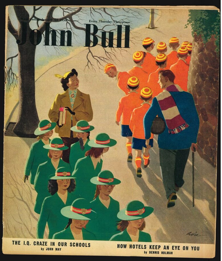 DurhamWASP's tweet image. John Bull, January 1950