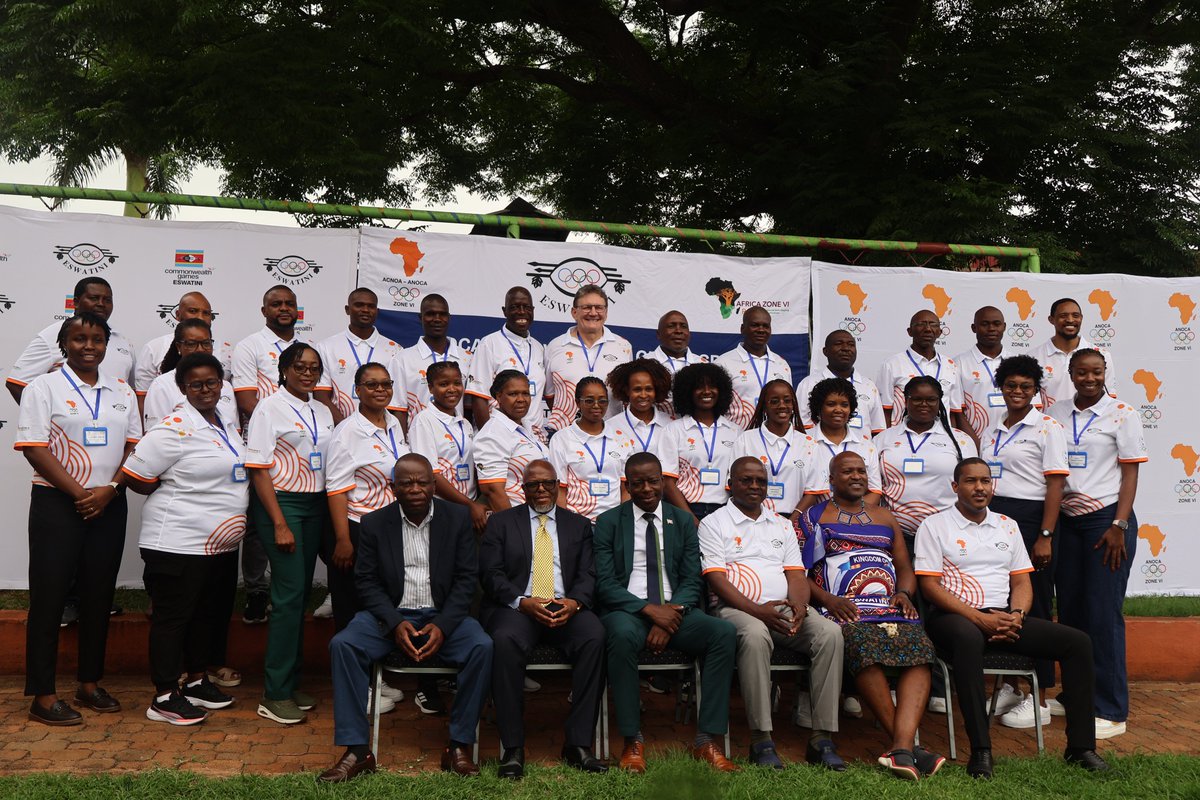 _eocga's tweet image. The Minister of Sports, Culture and Youth Affairs, Hon. Bongani Nzima, has officially launched the highly anticipated four-day ANOCA Zone VI Regional Workshop. Representatives from all ten member associations, including Eswatini, have convened at the picturesque-Esibayeni Lodge.