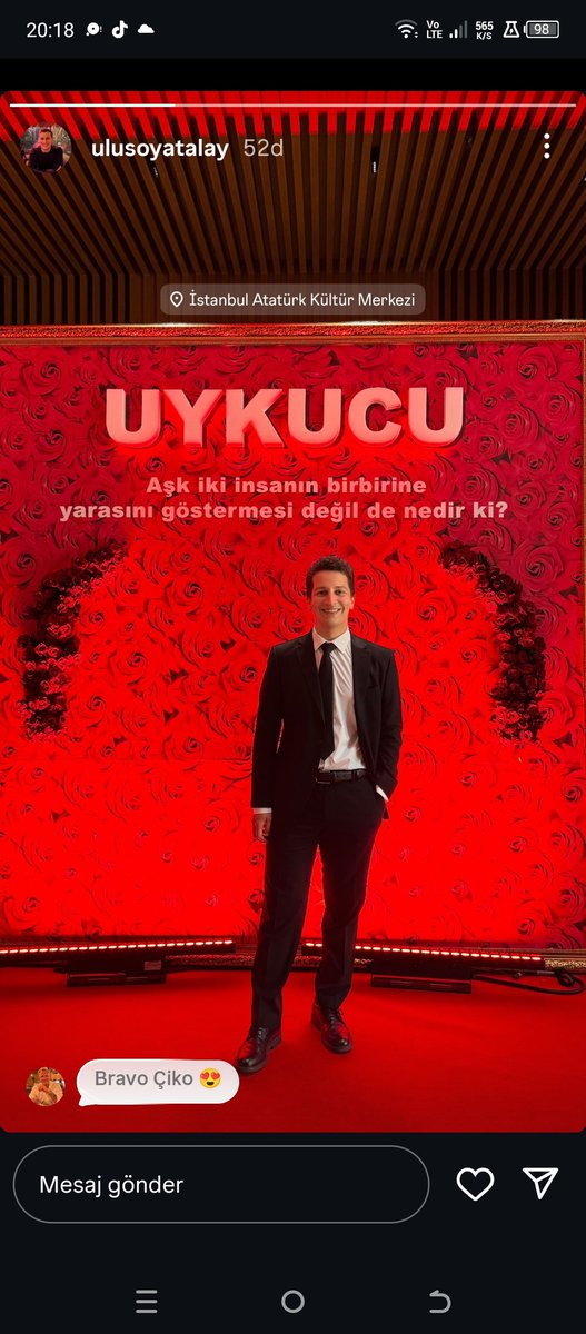 Çağatayın kardeşi kaç senedir Elçini de takip ediyor instadan tanışmışlardır bugün 🥰 #uykucu