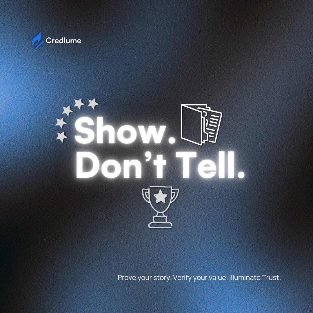 Credlume tweet media