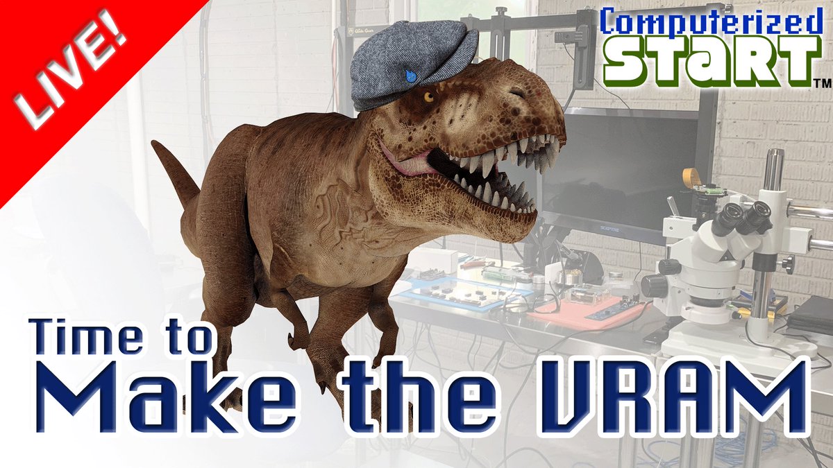 My Quadra 700CD needs more VRAM so I can enjoy 16 and 24-bit color at more resolutions. Instead of buying VRAM SIMMs, I’ve decided to build them. Time to make the VRAM, live tonight starting at 8PM EDT! youtube.com/live/BhMfXt_T_…