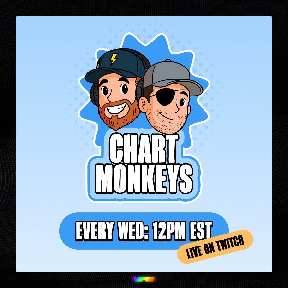 CyberKongz (@cyberkongz) on Twitter photo Introducing Chart Monkeys, the official CyberKongz talk show!
Join us on Wednesdays to chat all things crypto & web3.
Live at 12pm EST on Twitch, YouTube, and X. 
Links below 👇 Introducing Chart Monkeys, the official CyberKongz talk show!
Join us on Wednesdays to chat all things crypto & web3.
Live at 12pm EST on Twitch, YouTube, and X. 
Links below 👇