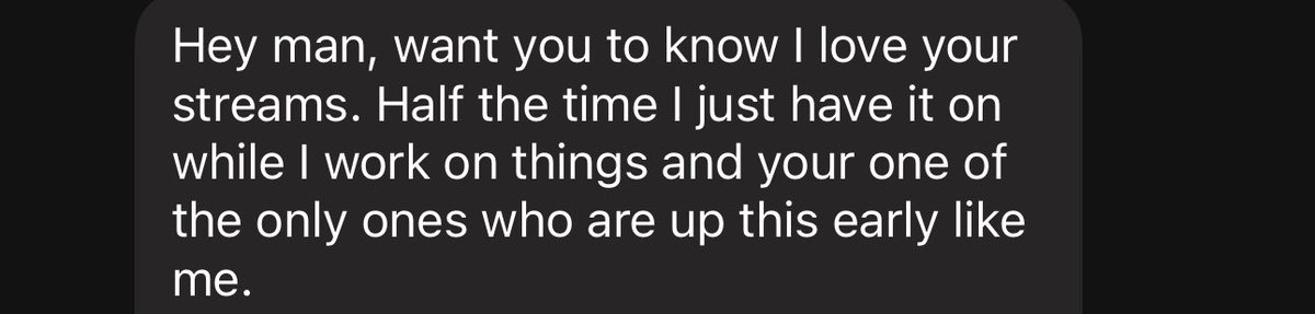 4:30 AM streams certainly take some effort to roll outta bed for. I definitely will say it’s probably been the best thing I coulda done to grow my channel. 

6k followers, over 4k sales. 📈