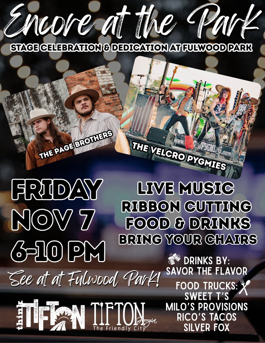 JOIN US Friday, November 7th for an unforgettable night!