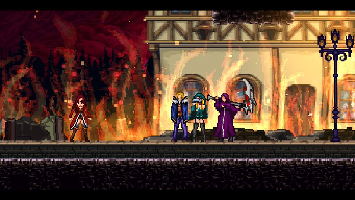 Toziuha Night Order of the Alchemists tiene un arte pixel art precioso que homenajea a la saga Castlevania, pero añadiendo su toque personal con un montón de detalles que lo convierten en un juegazo 😍

#ToziuhaNight #NintendoSwitch #Castlevania #Halloween2025 #Halloween