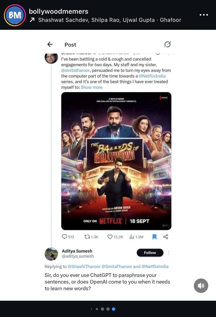 aditya_sumesh's tweet image. Got my tweet meme featured before GTA VI 👍