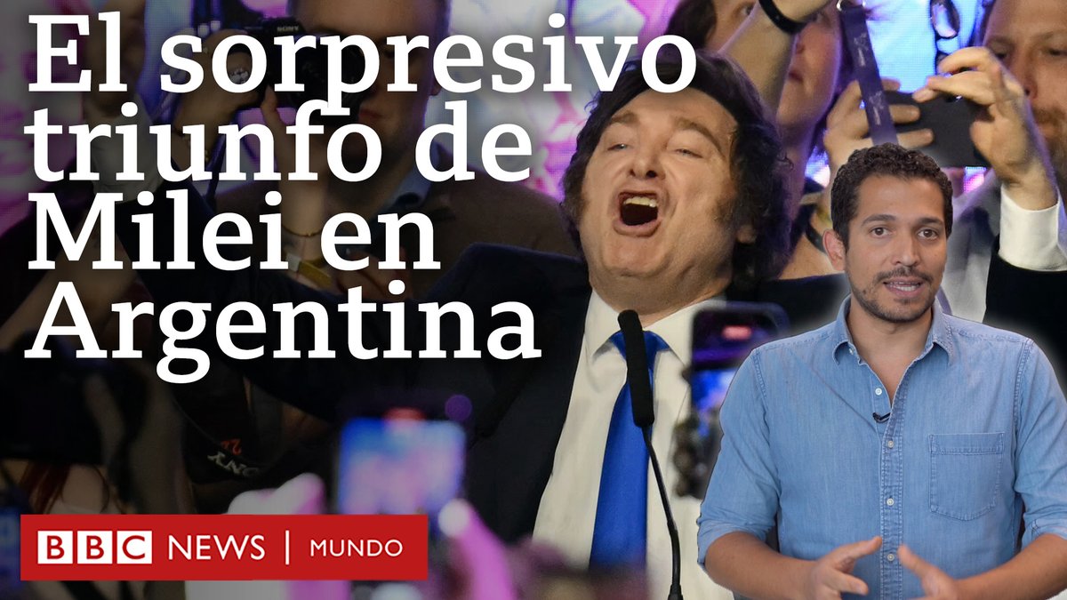 bbcmundo's tweet photo. Pese a una serie de problemas económicos y escándalos de corrupción, Javier Milei consiguió una sólida victoria en los comicios legislativos del domingo en Argentina ¿cómo lo logró? @perezvalery te cuenta 3 razones que explican su triunfo 👉 https://t.co/CD1f6V6lqg https://t.co/UjEI1PSL4M