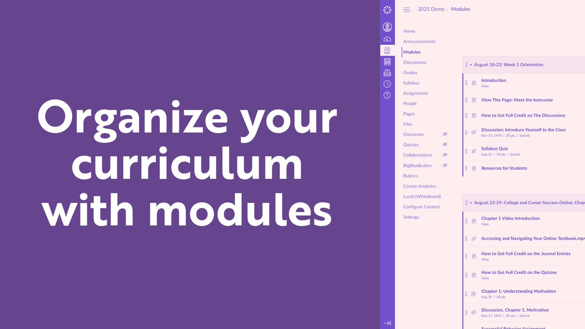 Do you know that modules can make your curriculum more student friendly? Find out in a live, free webinar tomorrow with guest author Dr. Fralick. Register at humanesources.com/fall-webinars  #Canvas #FYE #fall-webinars