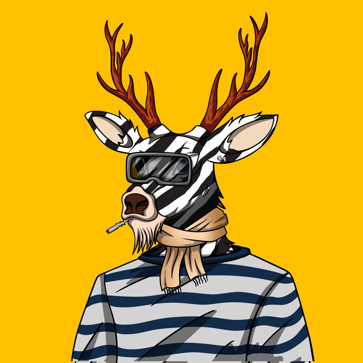 dynamodeers's tweet image. Yet another day in the asylum: This deer wears safety goggles to smoke safely. Truly a pioneer of dumb innovation.
Say hi to deer #3716 🦌

#TheCrew #NFTs #NFTCommunity #NFTCollection #NFTDrop #DynamoDeers