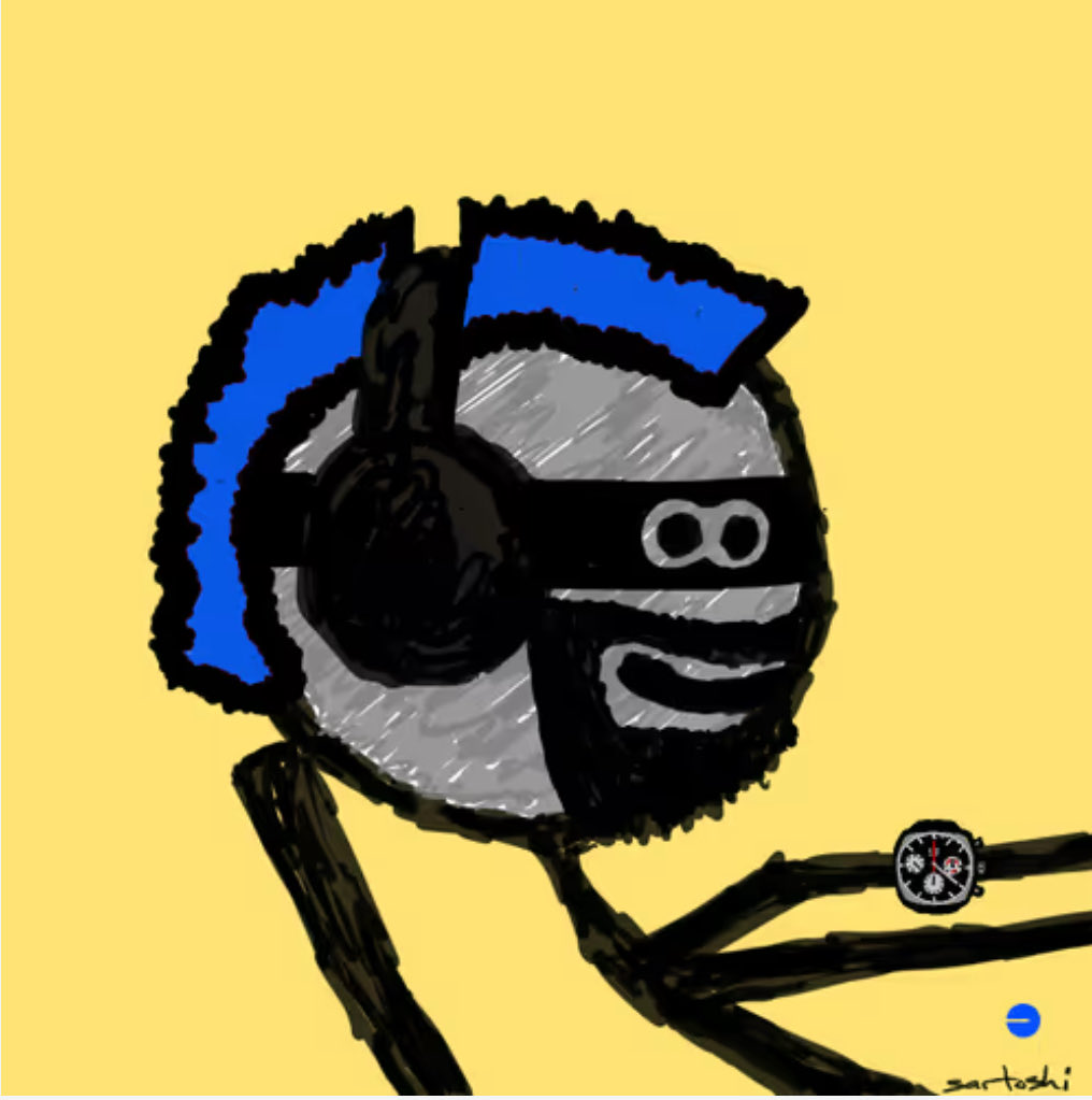 Let's do a giveaway $BNKR fam!  

🔵 Based Mfer #6573 NFT 
🔵 Comment: I love based mfers   
🔵 Like + RT 

I will transfer via <a href="/bankrbot/">Bankr</a> once I draw the winner  

Let’s go mfers!