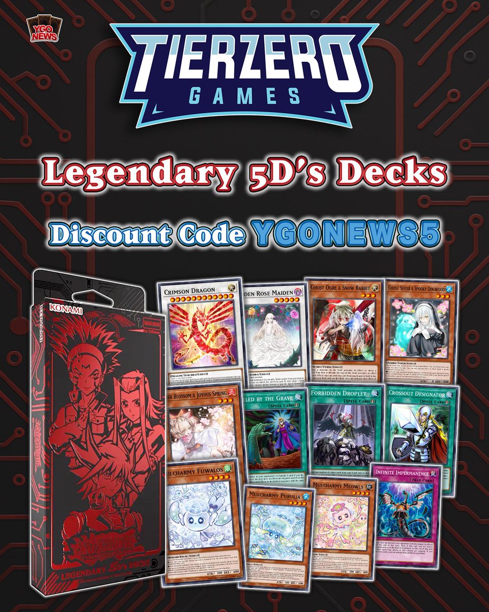 𝗟𝗲𝗴𝗲𝗻𝗱𝗮𝗿𝘆 5𝗗'𝘀 𝗗𝗲𝗰𝗸𝘀❱ The upcoming Legendary 5D's