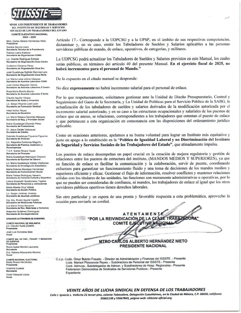⚠️  No tengan duda, de que seguiremos velando por sus derechos y por un trato igualitario y equitativo.

 ¡Unidos somos más fuertes!

#sitisssteunidossomosmasfuertes 
#MartiBatres 
#ISSSTE