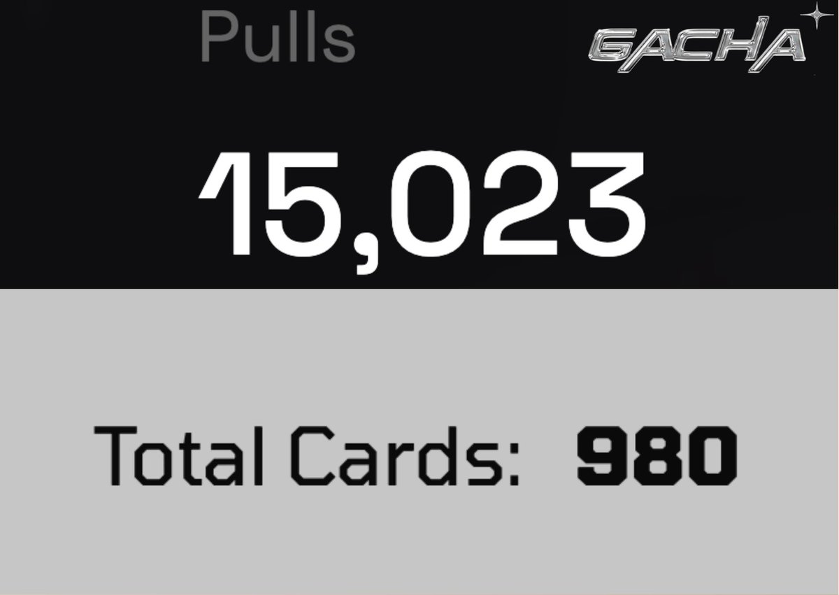 ABUNABIL95's tweet image. I just reached 15,023 Gacha Pulls and 980 Gacha Cards🔥

I&apos;m the GOAT of @gacha_game_ 🫡