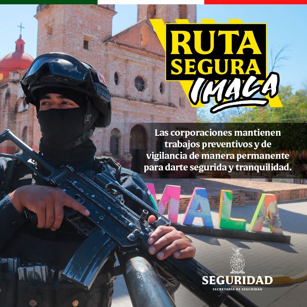 sspsinaloa1's tweet photo. Autoridades de los tres órdenes de Gobierno realizan trabajos preventivos para una #RutaSegura a #Imala. Queremos que tu, y tu familia disfruten de todas las maravillas que ofrece este Pueblo Señorial en un ambiente tranquilo y seguro. ¡Imala te espera!

#SSPSinaloa #Culiacán https://t.co/BR8ggD2yda
