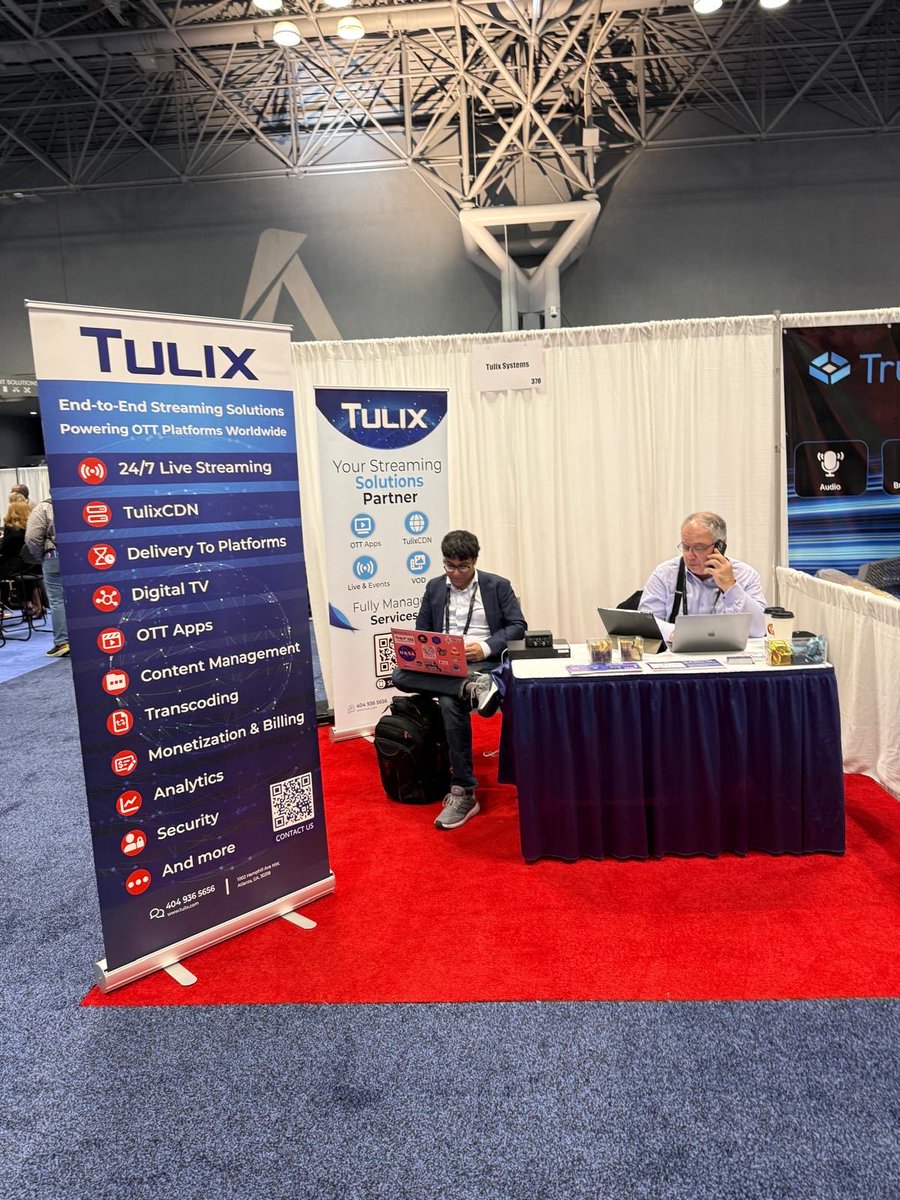 Tulix_'s tweet photo. What an incredible time at NAB New York! 🌟

A huge thank you to everyone who stopped by our booth, connected with us, and shared your insights. It was amazing to showcase our solutions, meet so many inspiring people, and see the energy of the show firsthand. https://t.co/mOaWs102sW