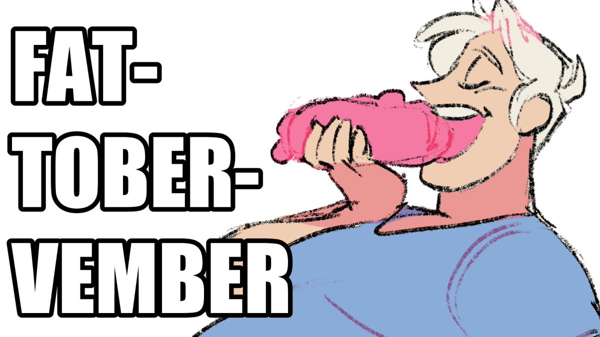 FAT-TOBER-VEMBER over on the p-tron site! See my card~&lt;3 Available for all subscribers, all month.

#weightgain #fattytober