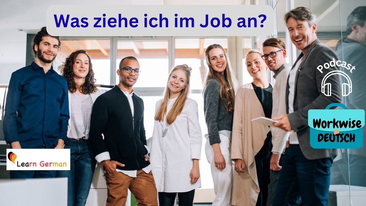 reisquarteu's tweet image. #Podcast - #Kleidung im Job | #Dresscode in #German Office | Workwise #Deutsch | #LearnGerman B1-C1: youtu.be/QvWiafCB1z4 #Deutschlernen