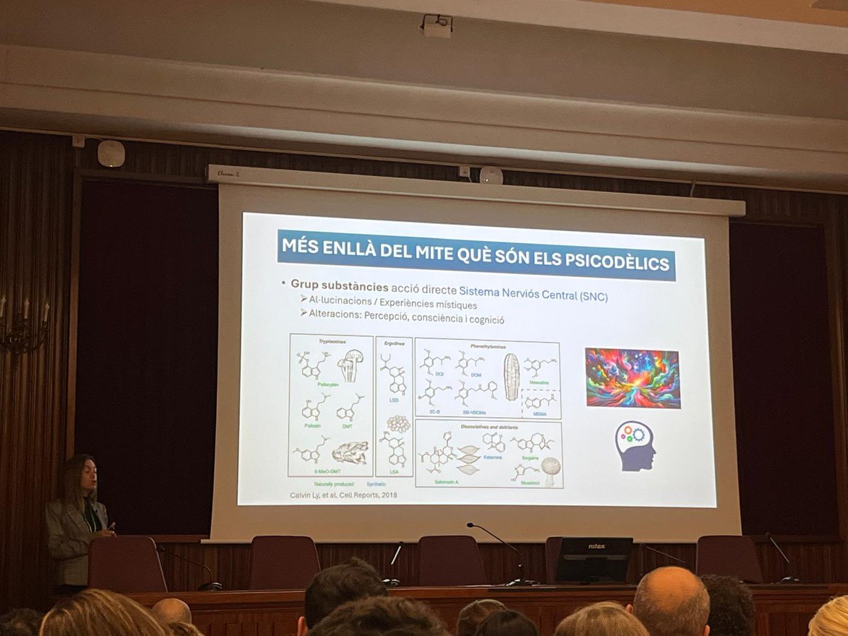 NextNps's tweet photo. La I Jornada d’Investigació Psicodèlica va ser tot un èxit! 👏 Hi va poder haver un diàleg molt interessant entre preclínics i clínics, on es va posar de manifest el gran potencial terapèutic que tenen aquests compostos.
Moltes gràcies a tots!! @PsychedelicarEU https://t.co/njP6nJRQv5
