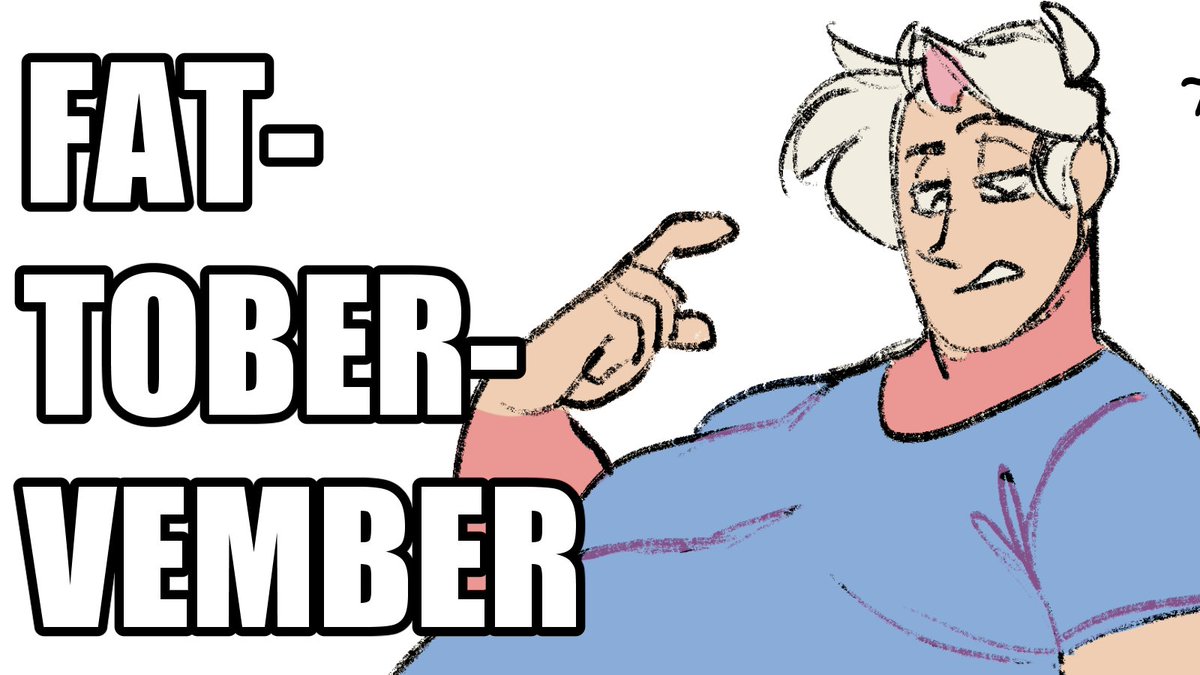 FAT-TOBER-VEMBER over on the p-tron site! See my card~&lt;3 Available for all subscribers, all month.

#weightgain #fattytober