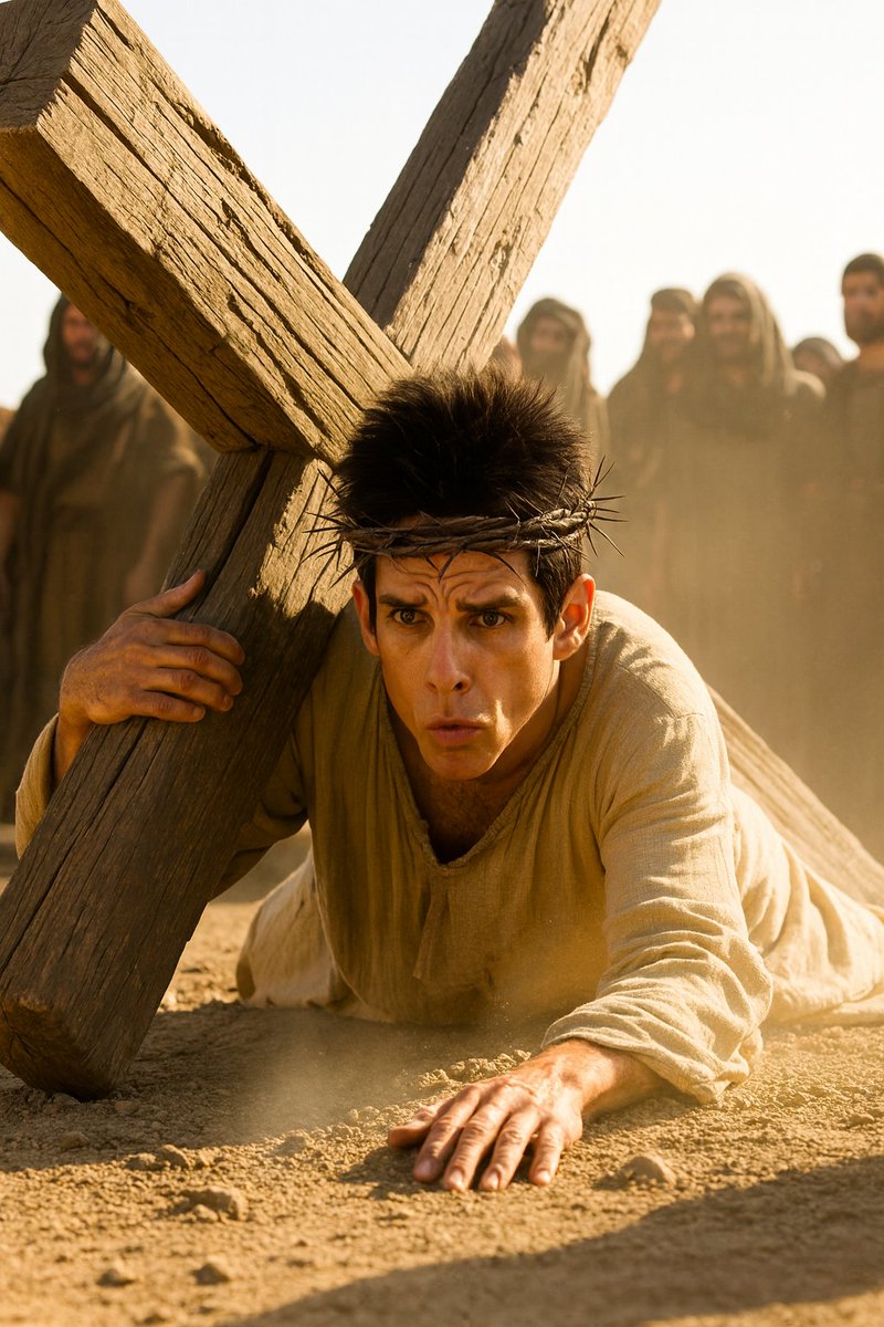 Jesus stank.

I didn't know that.

For years I sang to Zoolander Jesus.

Perfect hair. Soft focus. Validated my choices.

Then the real Jesus showed up.

And wrecked everything.

Sweat.

Fish.

Road dust.

The Jesus I'd been ignoring smelled like the homeless men I crossed