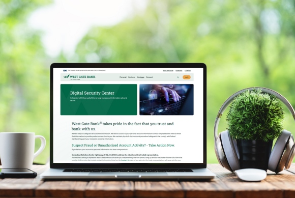 At West Gate Bank, protecting our customers goes beyond transactions— it's about protecting your peace of mind.💻 This Cybersecurity Awareness Month, visit westgate.bank/security-center for practical tips, fraud alerts, and guidance on what to do if something doesn't look right.