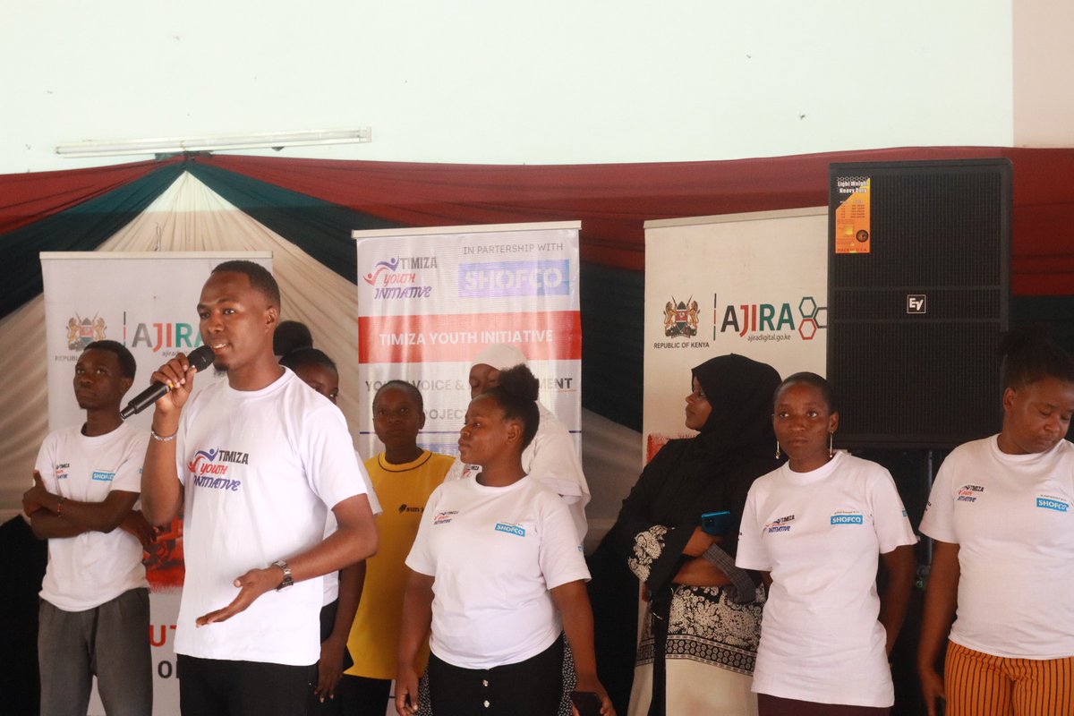 Timiza_CC's tweet photo. We joined @AjiraDigital, @hope2shine @KeEquityBank @maono_space & @PU_Kilifi for #SkillsFest2025 celebrating innovation & youth empowerment.
Our Timiza Youth showcased real digital skills & renewed ties with Pwani Ajira Club.
🎥 https://t.co/N0LaIsi4FI
#Timiza #DigitalFutures https://t.co/bq8fMvZSc8