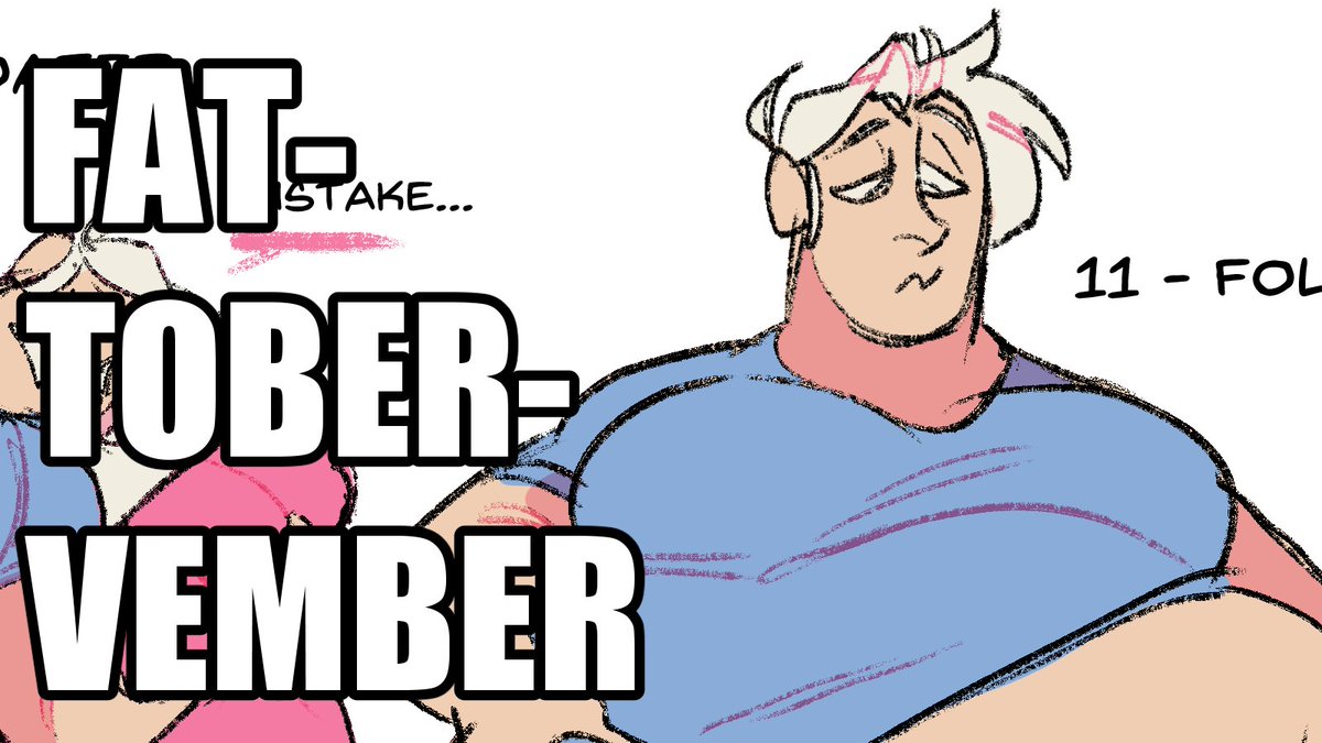 FAT-TOBER-VEMBER over on the p-tron site! See my card~&lt;3 Available for all subscribers, all month.

#weightgain #fattytober