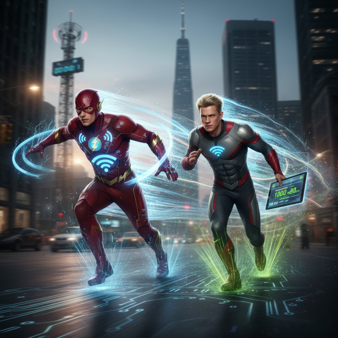 Is your Wi-Fi speed more like The Flash or Quicksilver?