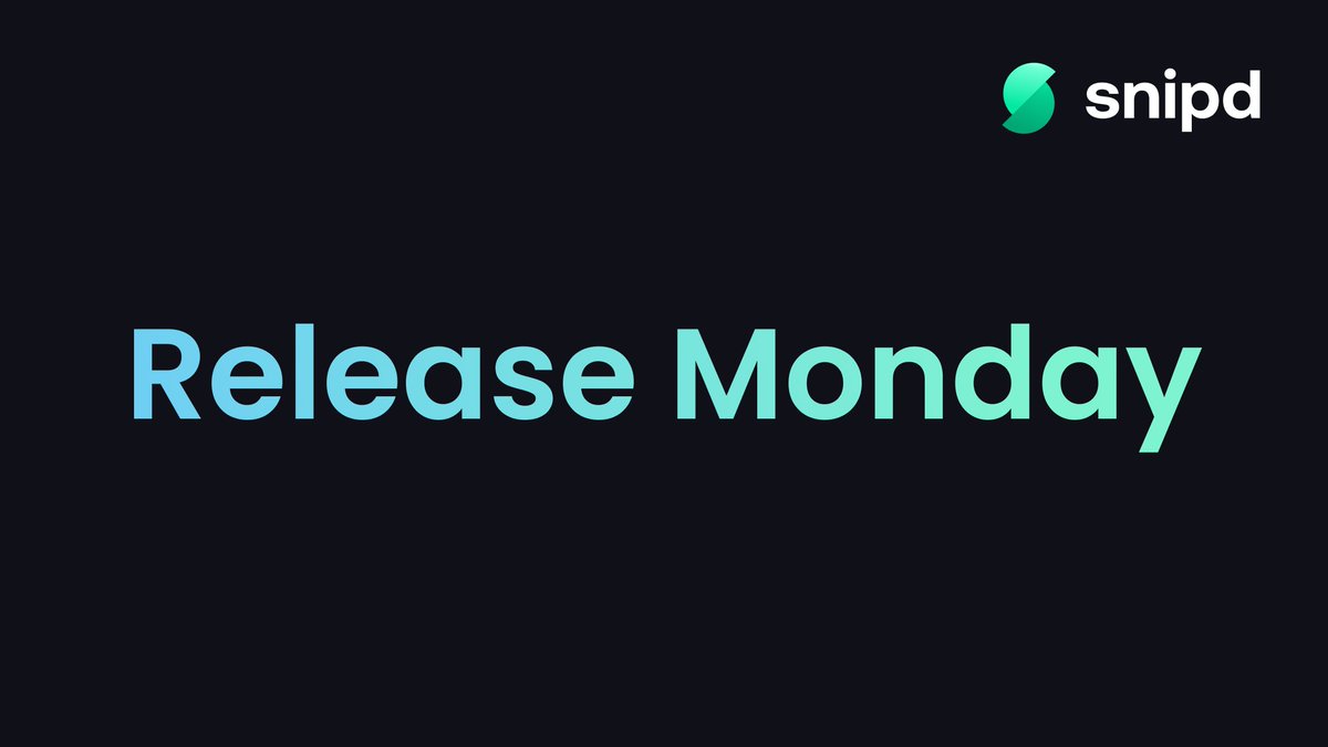 KevinBenSmith's tweet image. Release Monday in Snipd podcast app (@snipd_app)

1) Improved AI Chapters incl. intro / outro 🎉

2) Fire emojis are back on the player screen for the 3 most-snipped moments🔥

3) New snips experiment on the episode screen (activate in Settings &amp;gt; Experiments) 🧪