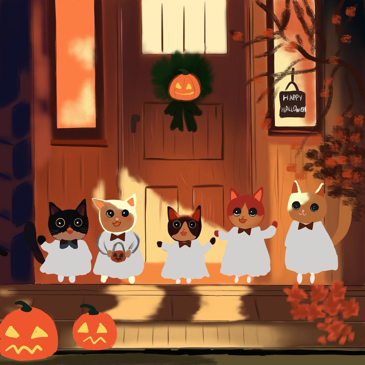 ❤️SOLD OE❤️
Thank you lovely ladies 
<a href="/imhoorya/">Hooriya~☆</a> 
<a href="/BaharLamei/">🌱SPRING🌤</a> 
for grabbing my Halloween story with meow cats ❤️Appreciate your support and love you 🫂❤️

OE 
2xtz 

objkt.com/tokens/open_ob…