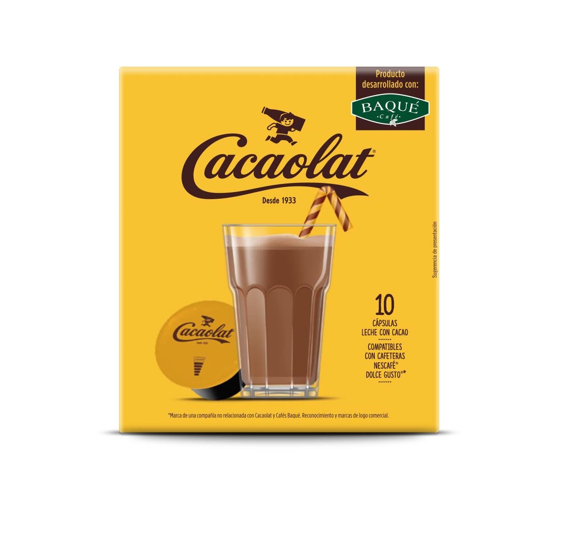 Cacaolat 10 cápsulas compatibles Dolce Gusto® 🍫🥛

El sabor inconfundible de Cacaolat, ahora también en cápsula.

Disfruta de tu batido de cacao favorito en caliente, con ingredientes de máxima calidad y una textura cremosa que te encantará.

baque.com/es/tienda/caca…