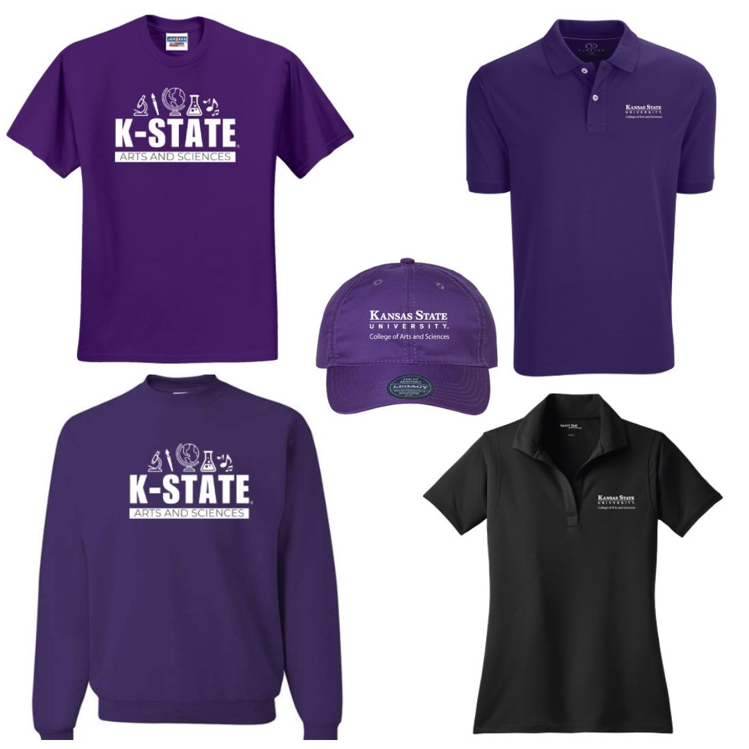 Show your spirit with a K-State Arts &amp; Sciences T-shirt (only $11!), sweatshirt, polo, jacket, hat or bag! 
Free Manhattan campus delivery during first week of December!
Get your holiday shopping done early!
Order from our webstore now thru Sun., Nov. 9! stores.inksoft.com/ksu-artsci/sho…
